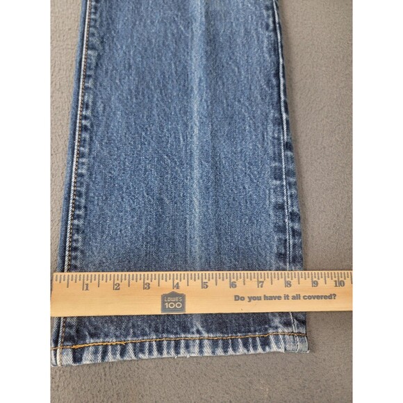 Levis 517 Jeans Mens 34x30 Blue Denim Bootcut Five Pocket Zip Fly Classic Fit - Picture 4 of 14